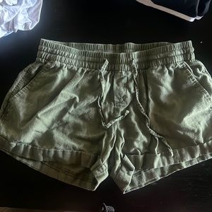 Green shorts